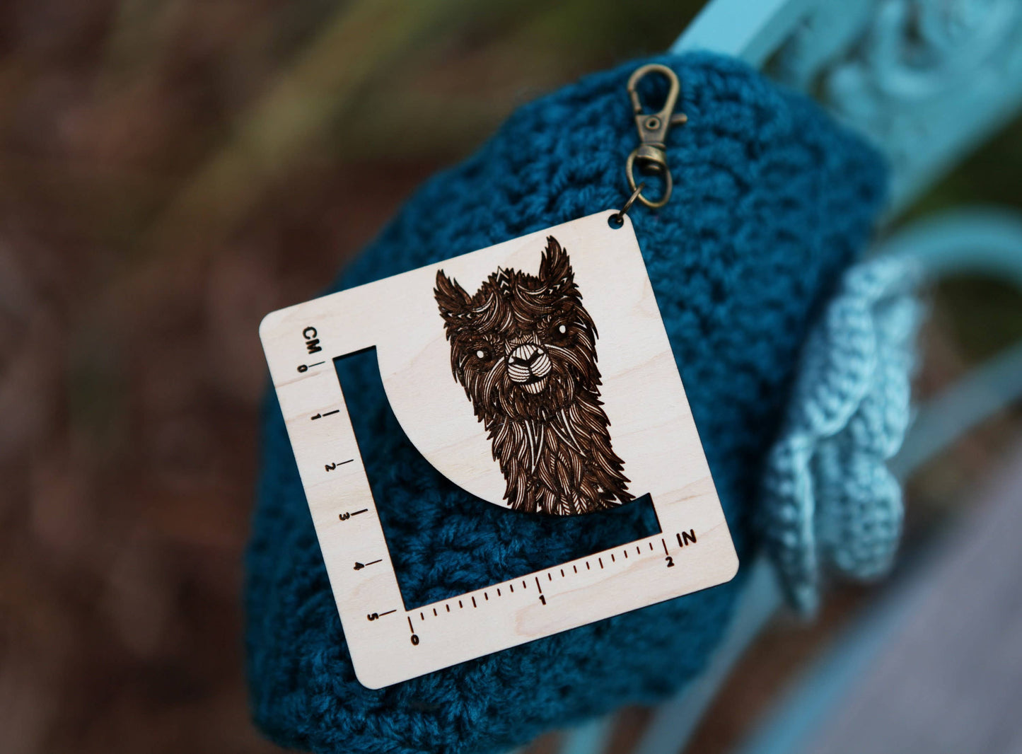 Alpaca Gauge Swatch Ruler