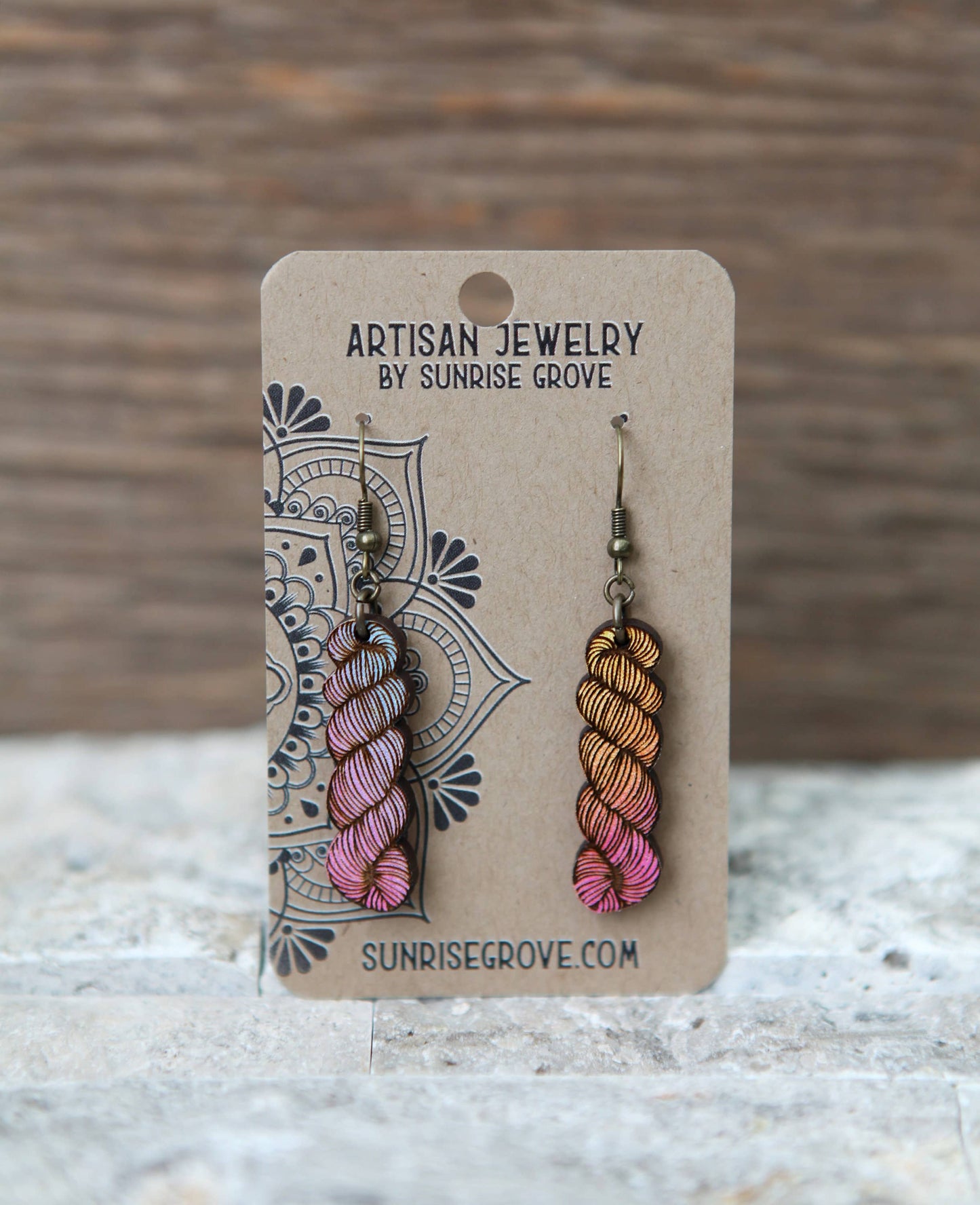 Yarn Hank Earrings Small