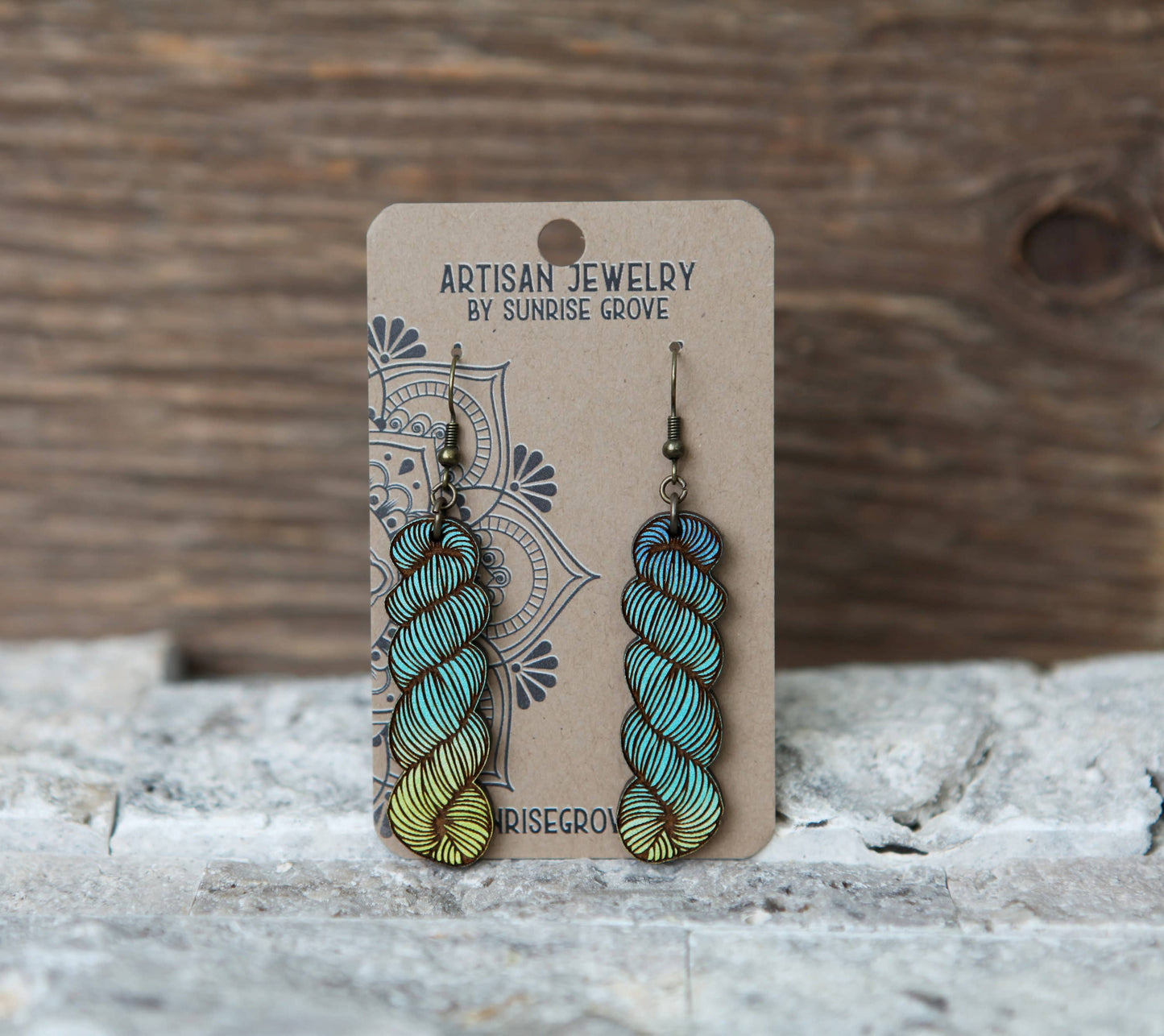 Yarn Hank Earrings Lg