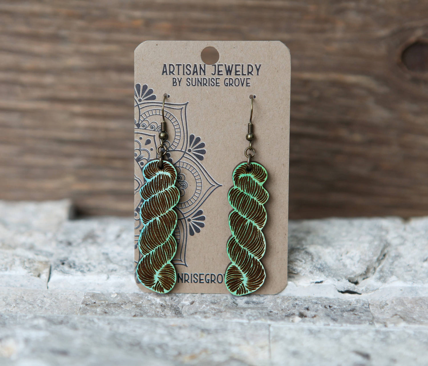 Yarn Hank Earrings Lg