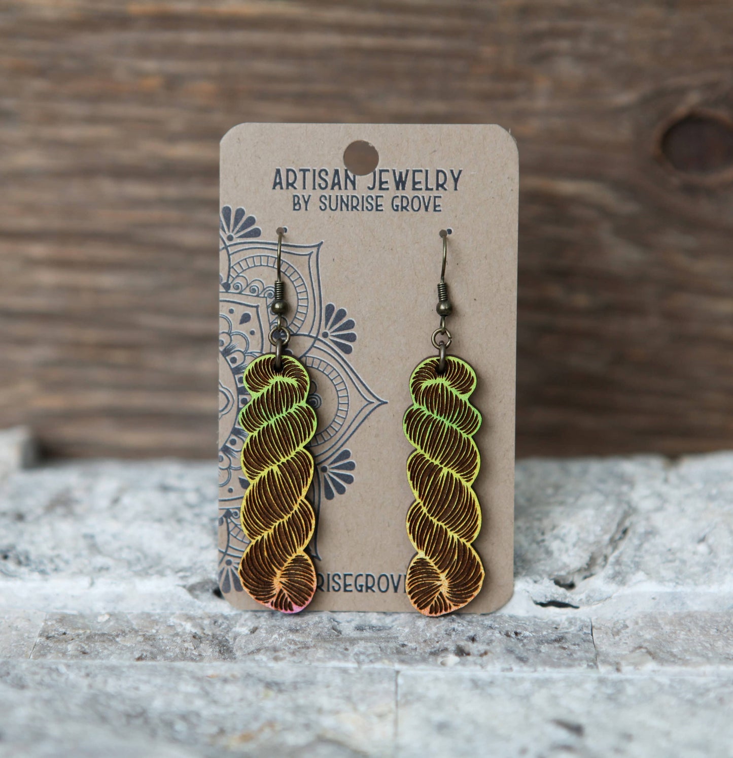 Yarn Hank Earrings Lg
