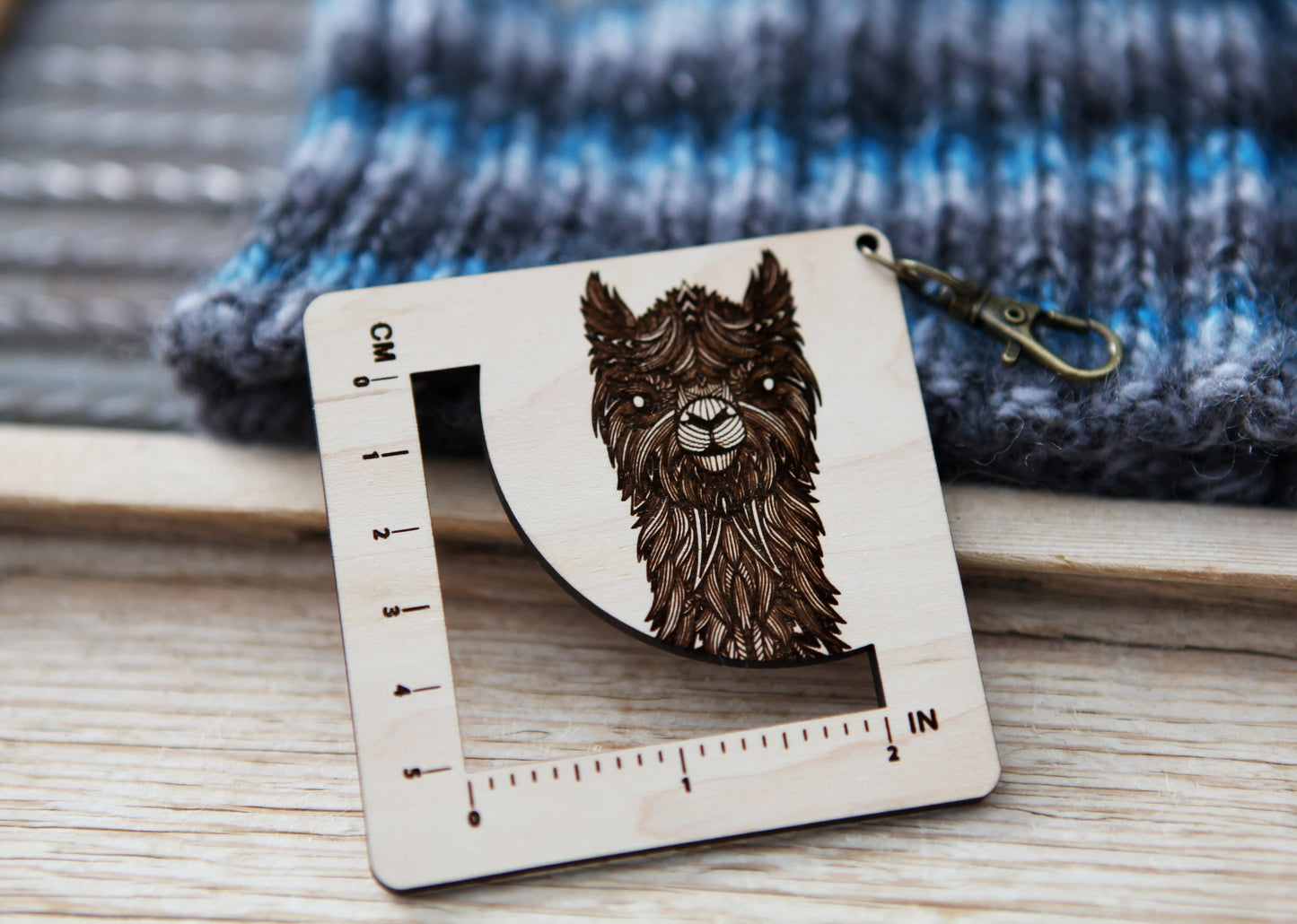 Alpaca Gauge Swatch Ruler