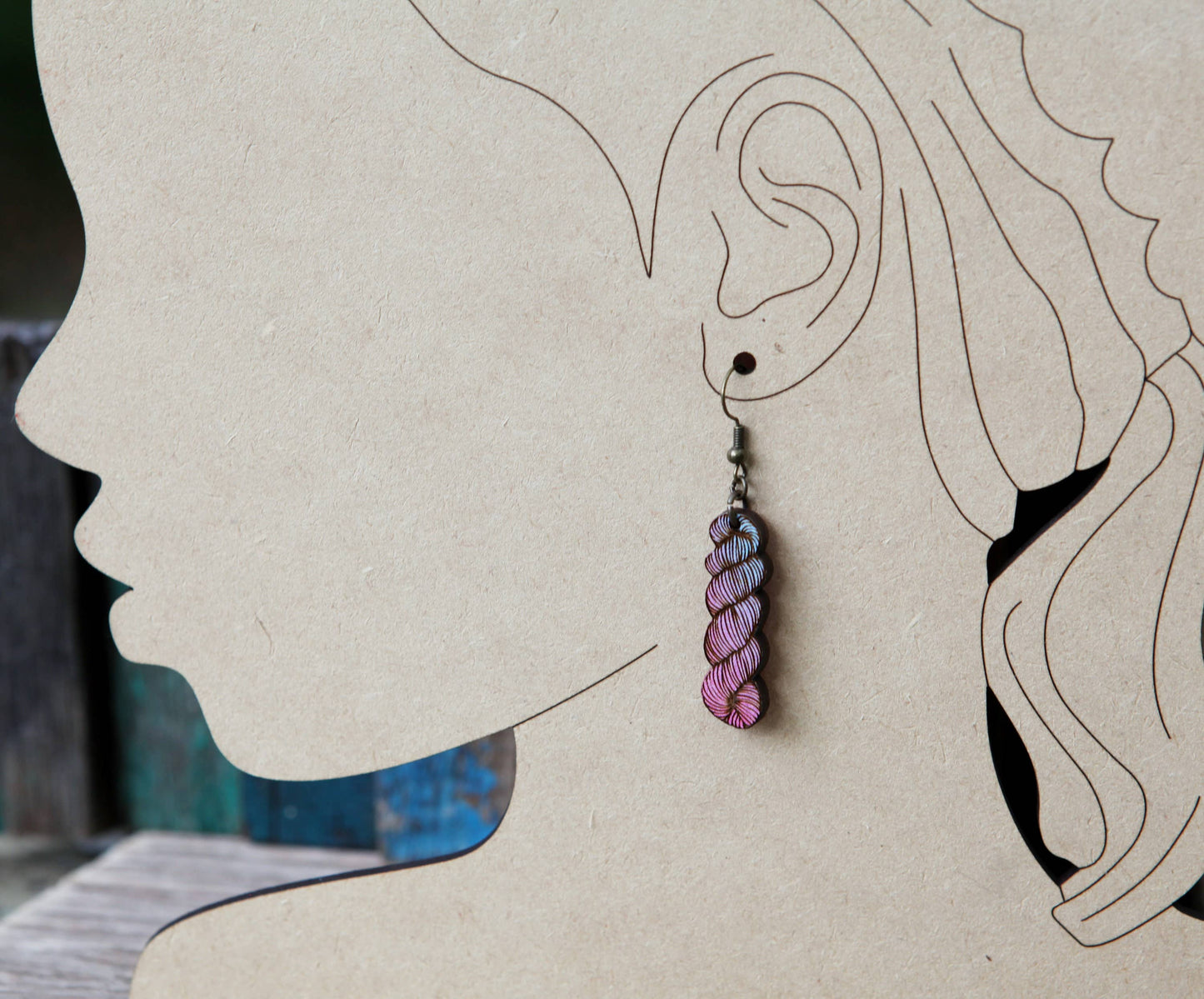 Yarn Hank Earrings Small