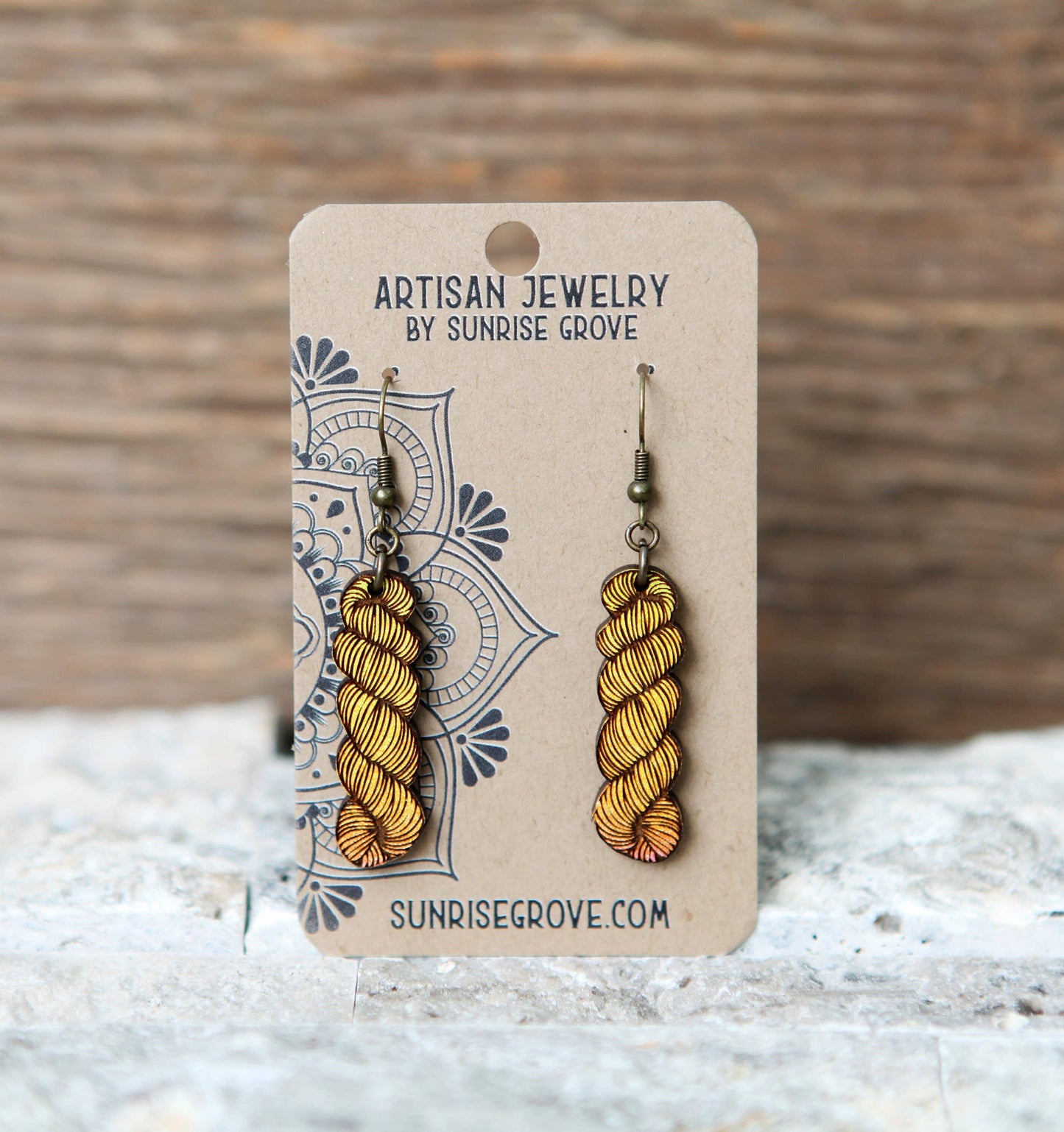 Yarn Hank Earrings Small