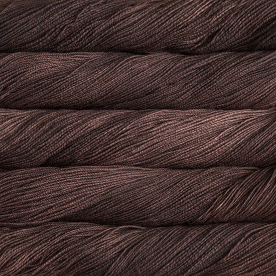 Close-up of brown yarn
