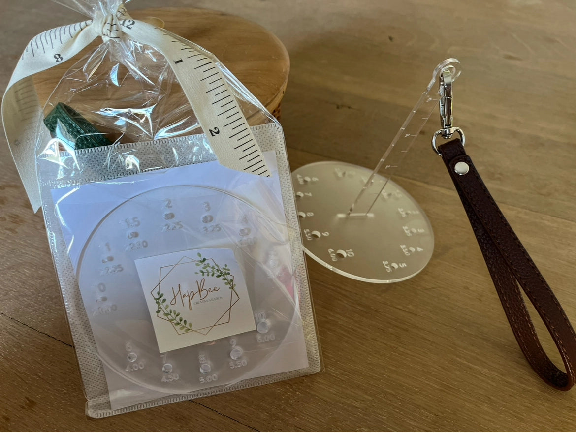 Yarn-On-The-Go "Tool Time" Yarn Caddy/Needle Gauge/Ruler