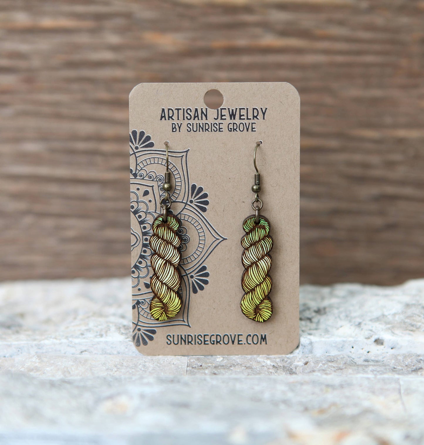 Yarn Hank Earrings Small