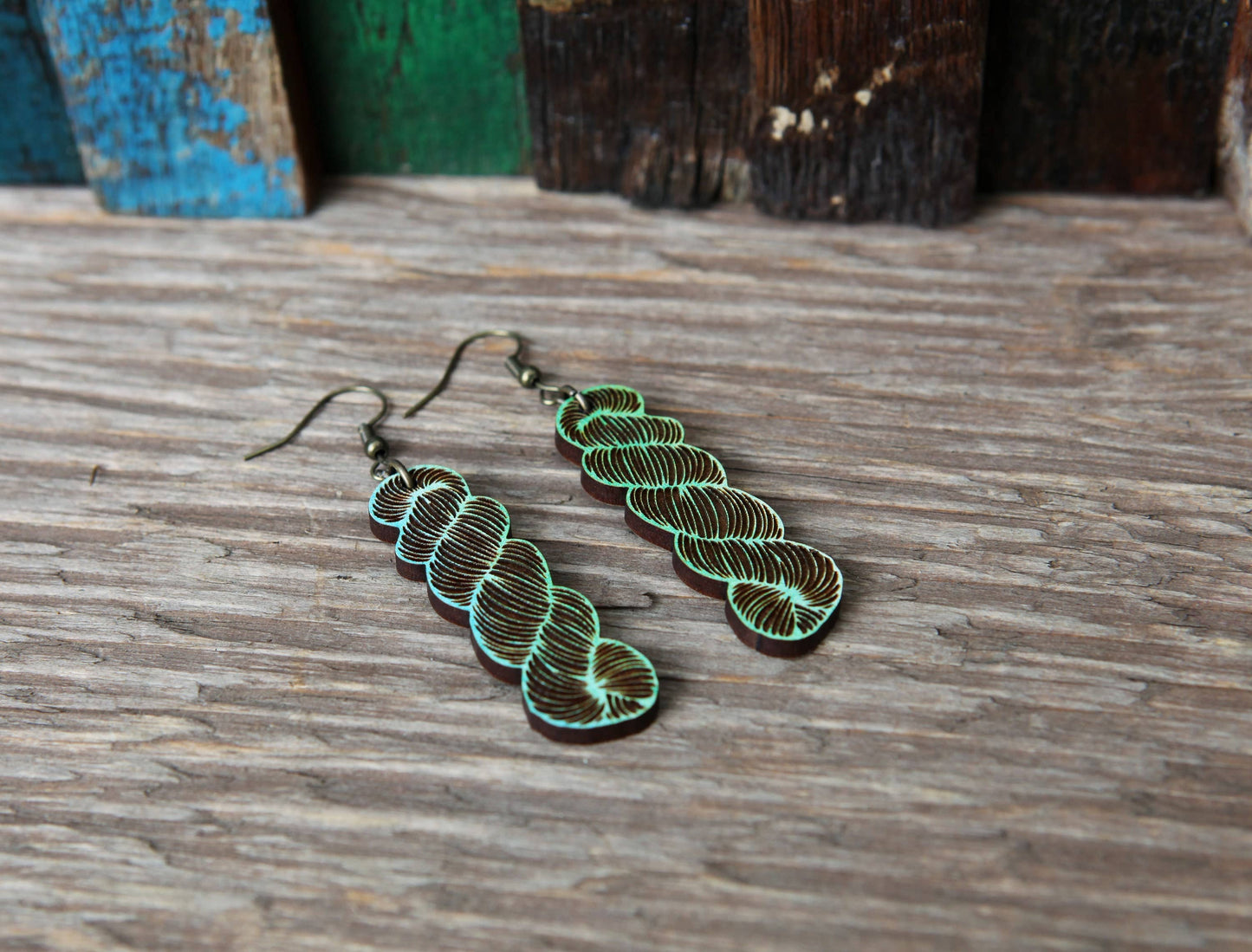 Yarn Hank Earrings Lg
