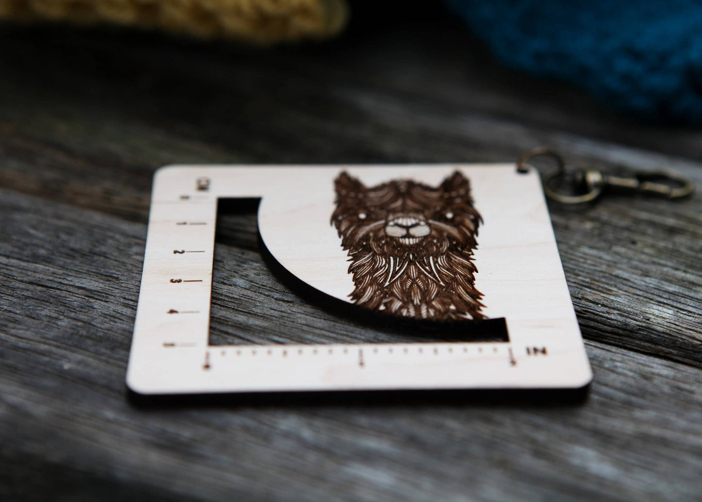 Alpaca Gauge Swatch Ruler