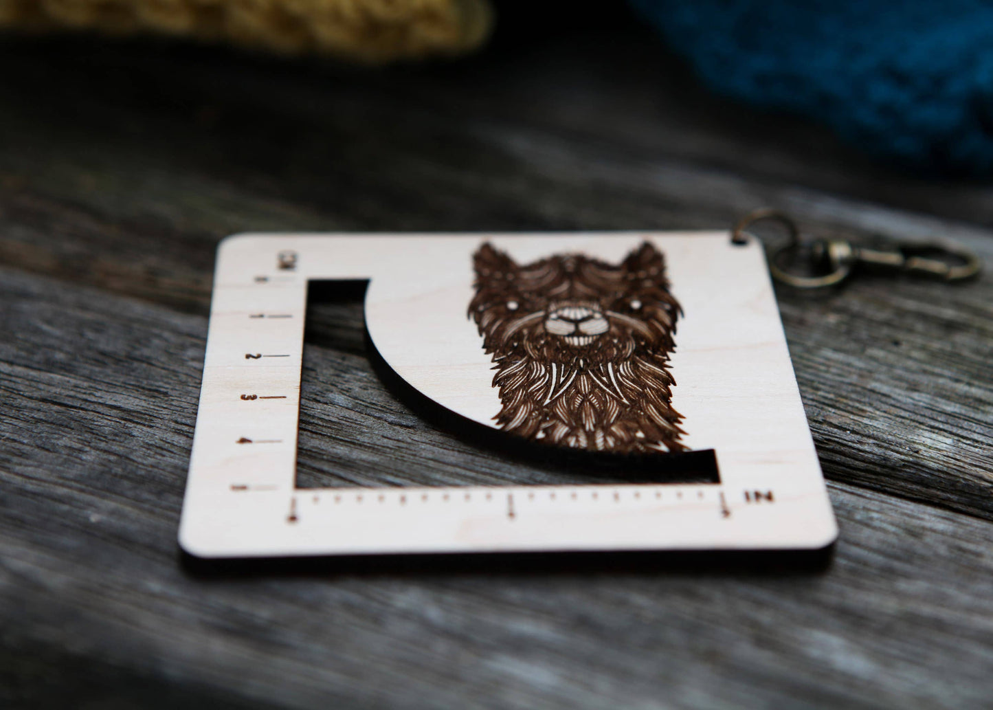 Alpaca Gauge Swatch Ruler