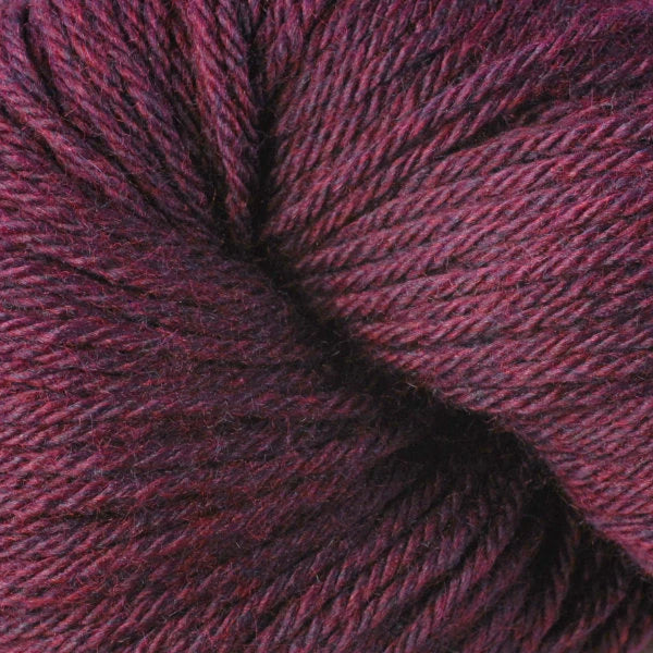 Close-up of dark red yarn