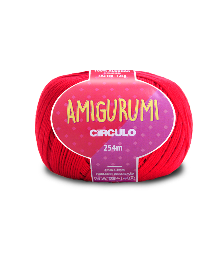 Circulo Amigirumi Cotton 3528 Carmine