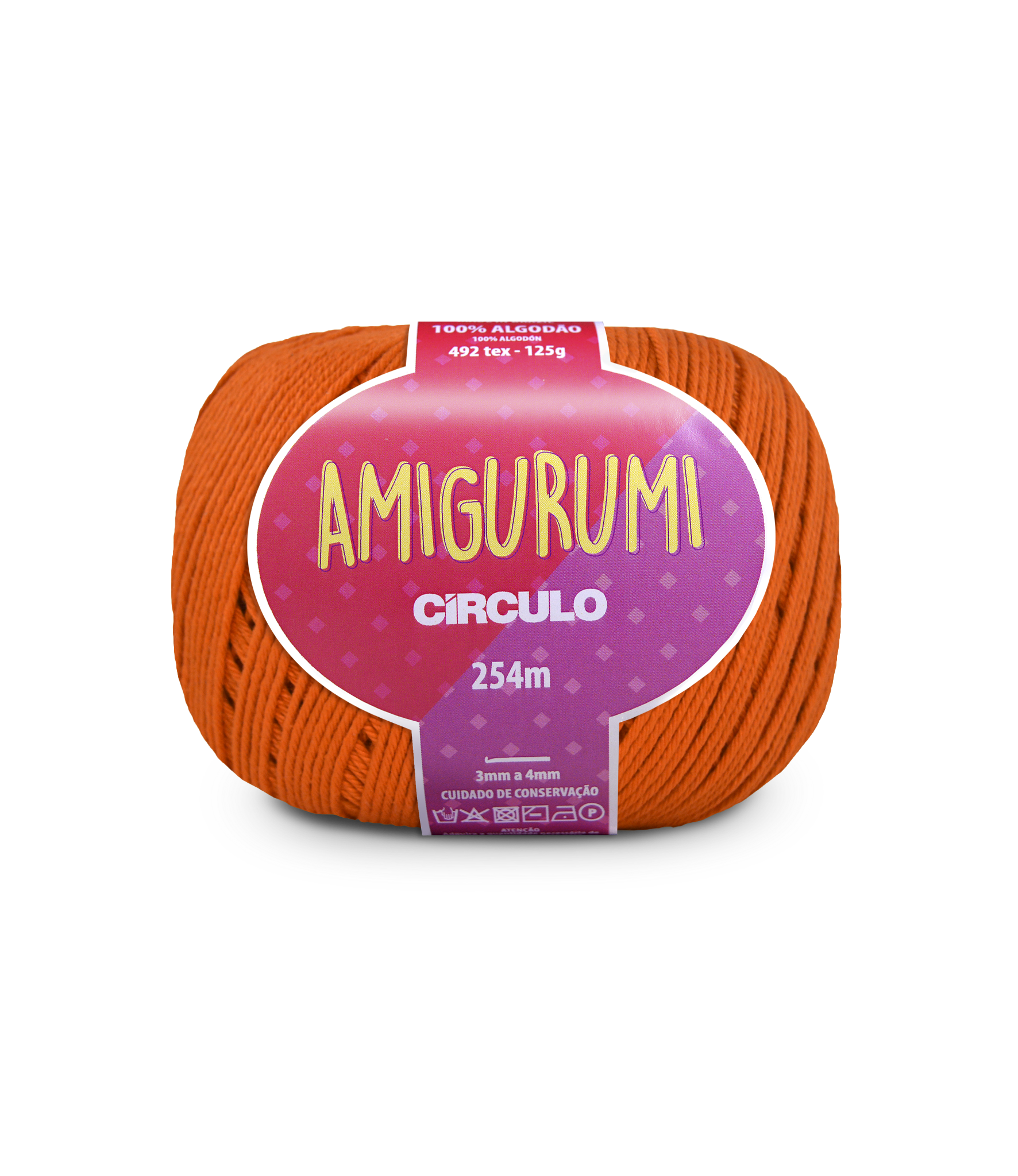 Circulo Amigirumi Cotton 4445 Tangerine