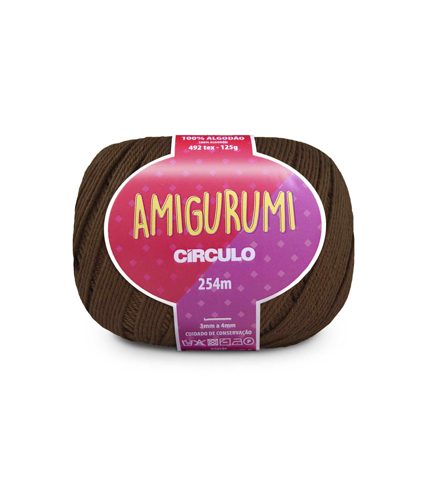 Circulo Amigirumi Cotton 7400 Chocolate Cake