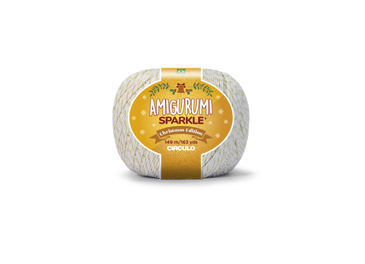 Circulo Amigurumi Sparkle 8001 White
