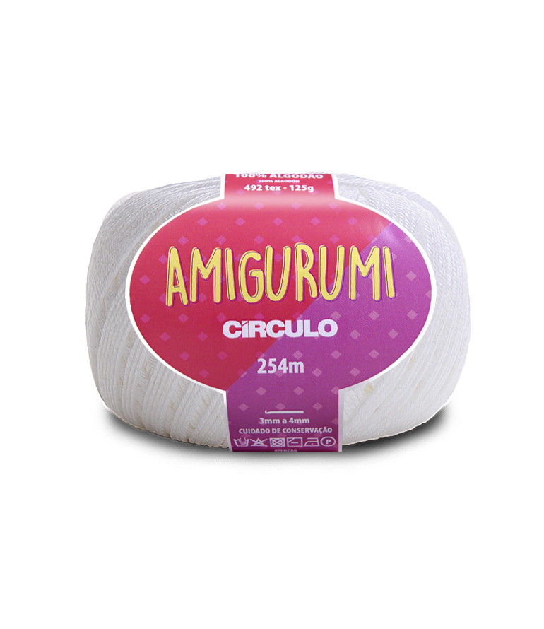 Circulo Amigirumi Cotton 8001 White