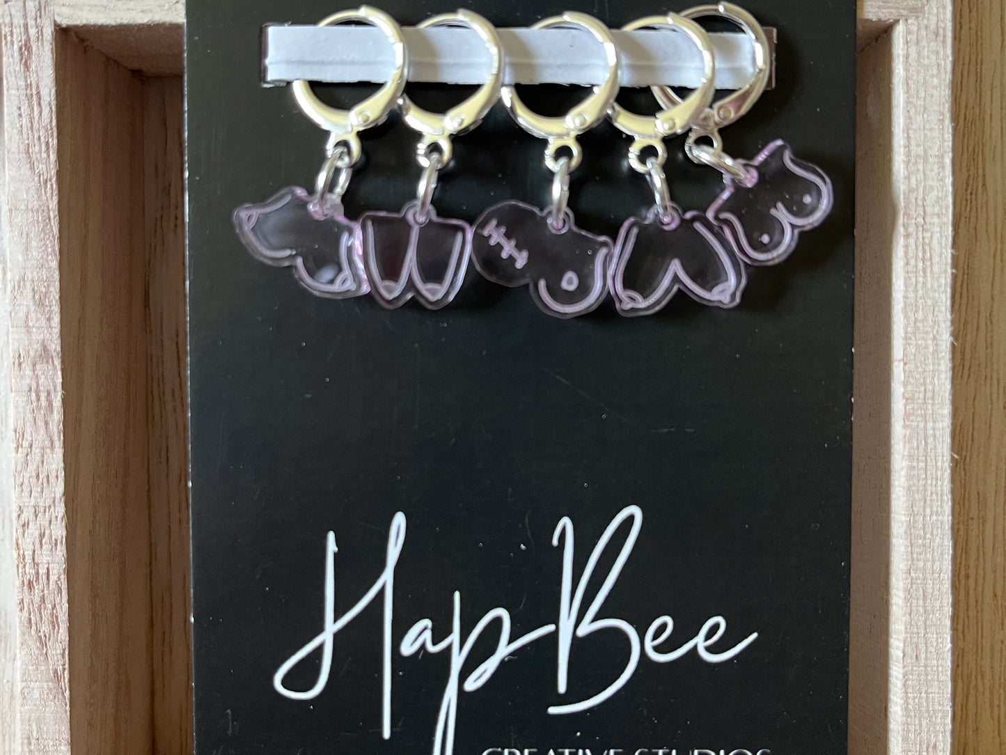 A Bevy of Boobs Stitch Marker Set