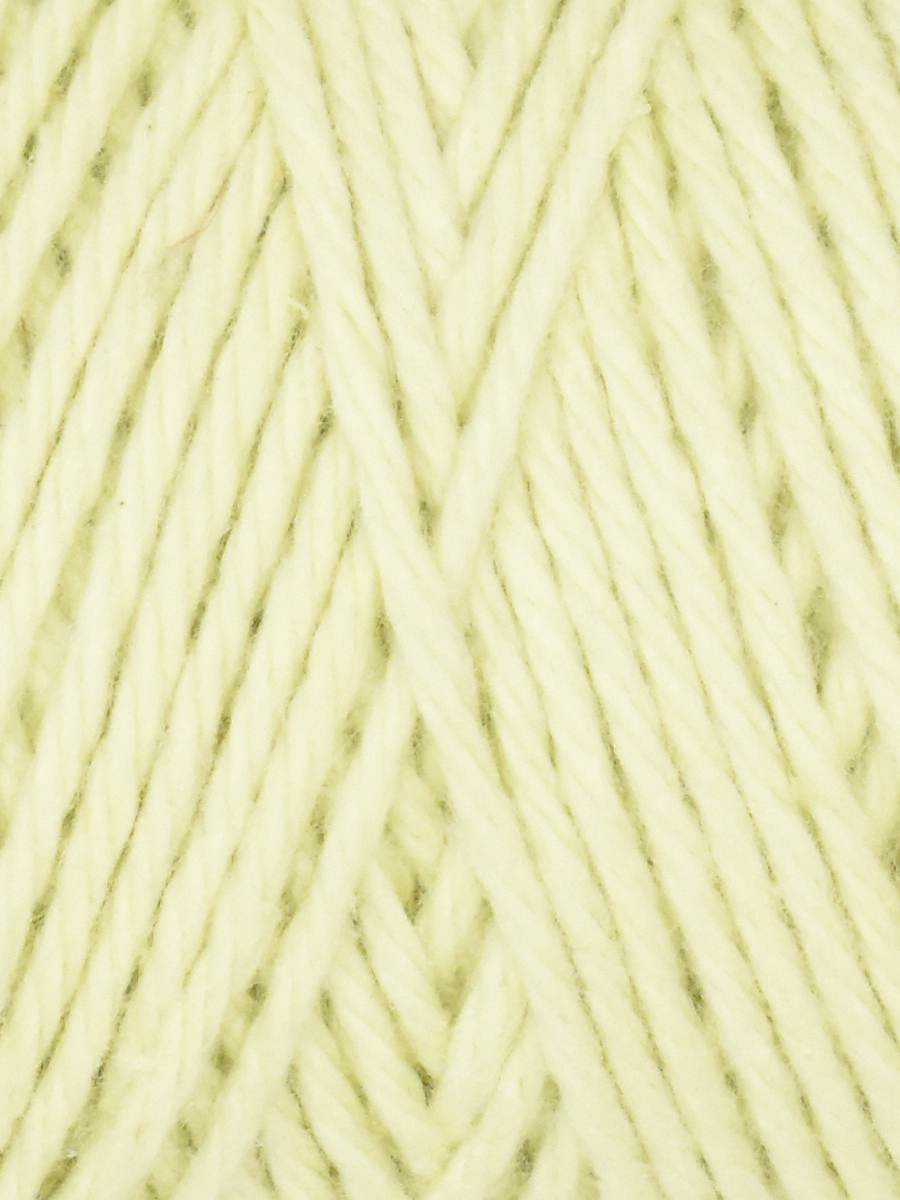 Close-up of light green yarn