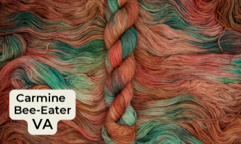 Made by Hailey Bailey Sock Boucle Carmine Bee-Eater