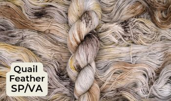 Made by Hailey Bailey Sock Boucle Quail Feather