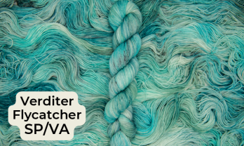 Made by Hailey Bailey Sock Boucle Verditer Flycatcher