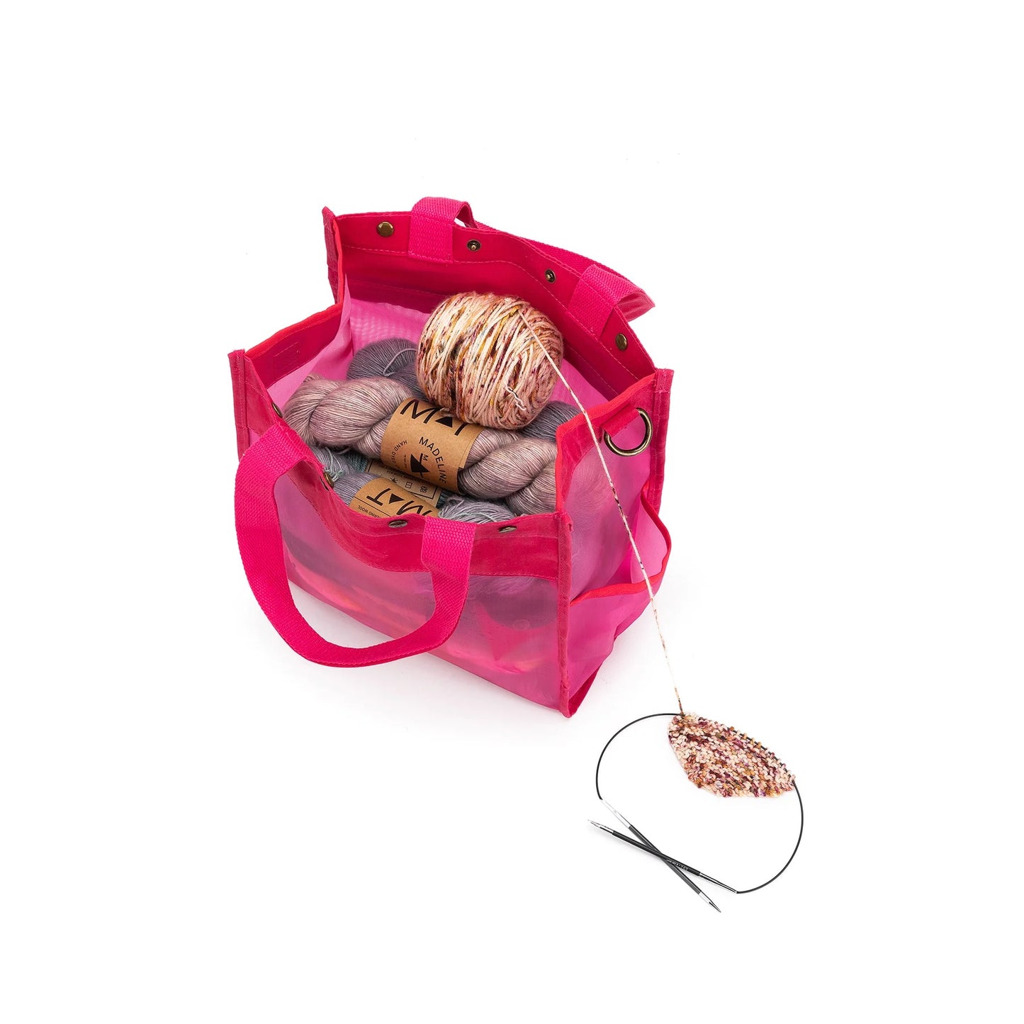Tall Mesh Tote
