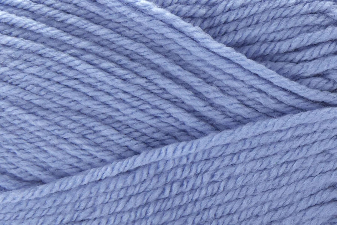 Close-up of pale blue yarn