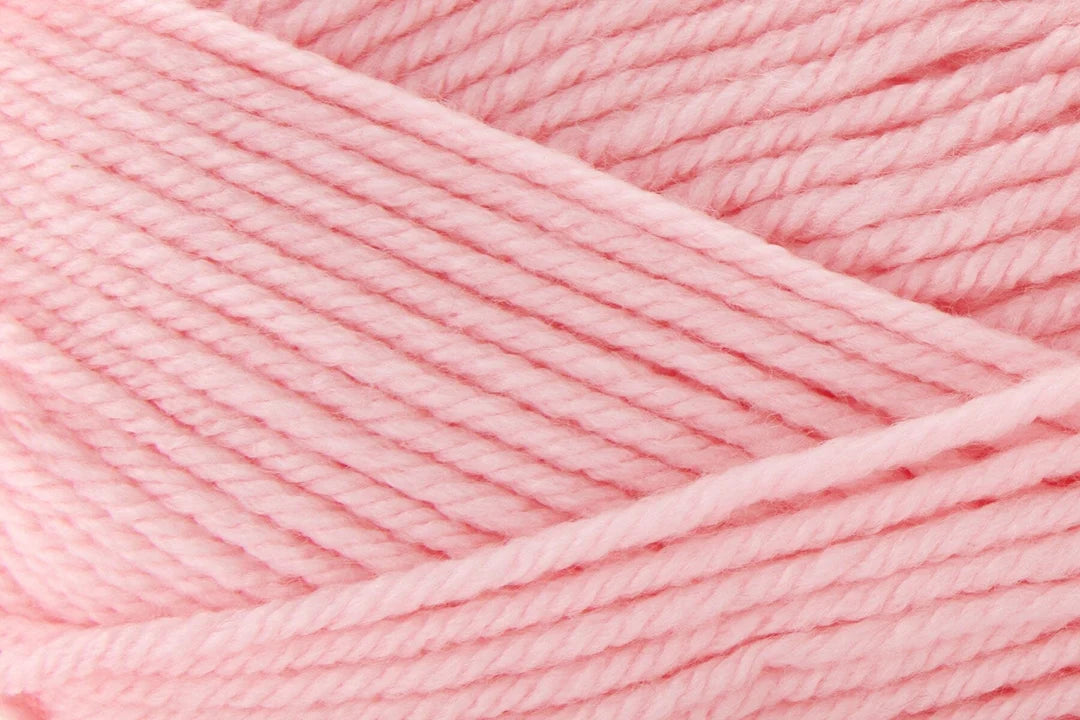 Close-up of pale pink yarn