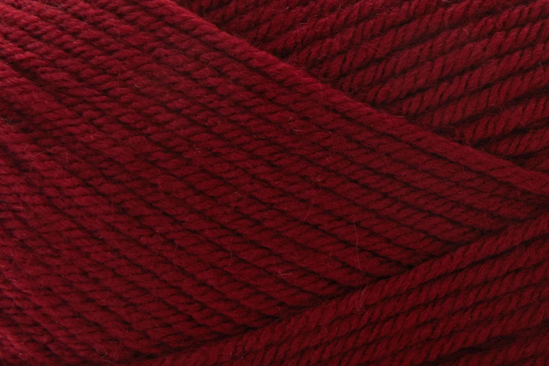Close-up of dark red yarn
